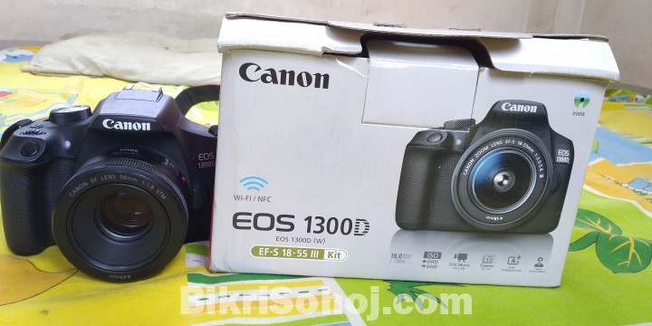 Canon 1300d With Prime